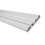 Maskownica aluminiowa biała 151 cm - 200 cm