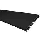 Maskownica aluminiowa czarna 151 cm - 200 cm