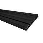Maskownica aluminiowa czarna 151 cm - 200 cm