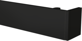 Maskownica aluminiowa czarna 400 cm - 451 cm