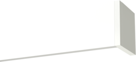 Maskownica aluminiowa biała 400 cm - 451 cm