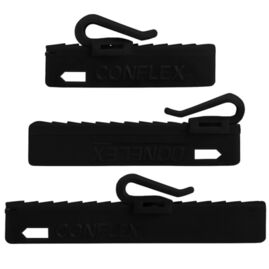 FLEX WSZYWALNY 75 mm (10 szt.) CZARNY MAT
