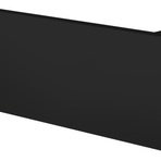 Maskownica aluminiowa czarna 151 cm - 200 cm